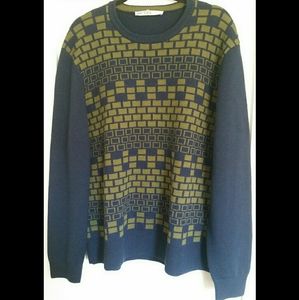 Mr. Turk Mod Geomettic Merino Sweater XXL